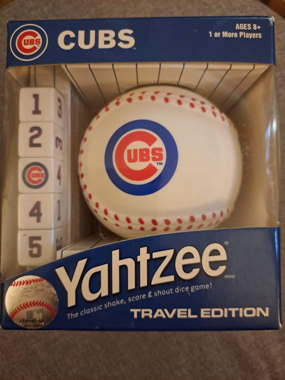 2008 Unopened Hasbro Chicago Cubs Yahtzee Game Travel Edition Baseball MLB Dice
